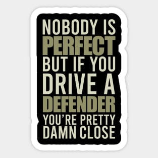 Defender Owners Sticker